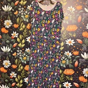 Boden Floral Print Women's Dress